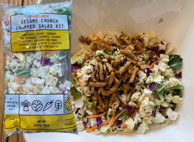 trader joe's sesame crunch salad