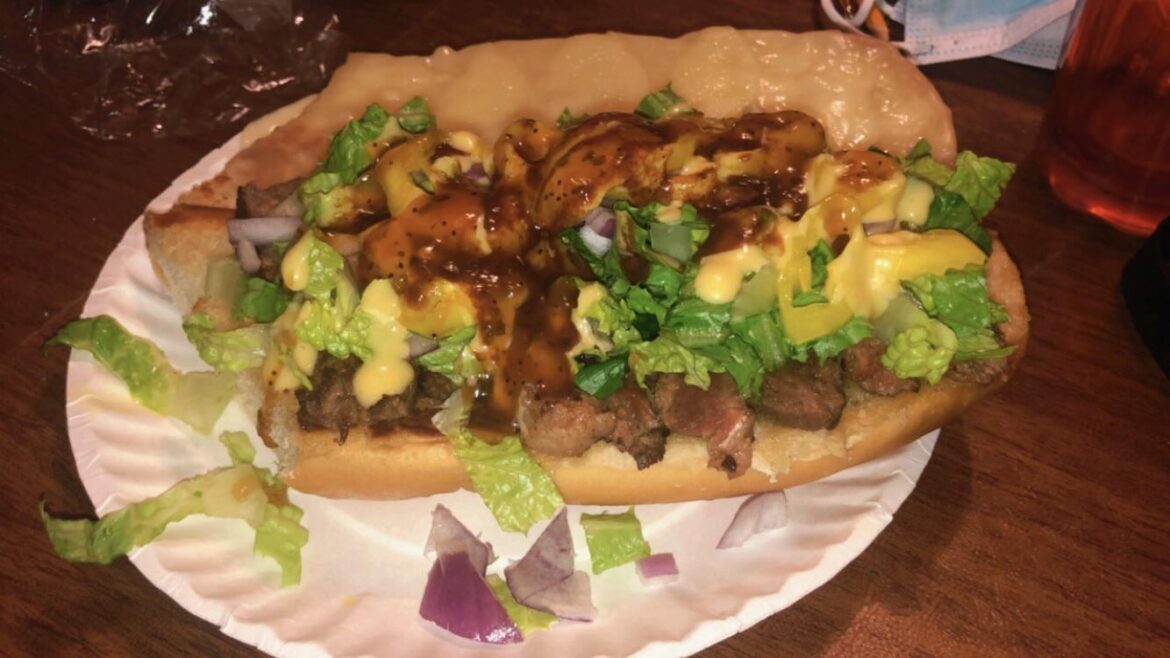 My Own Homemade Steak and Cheese.