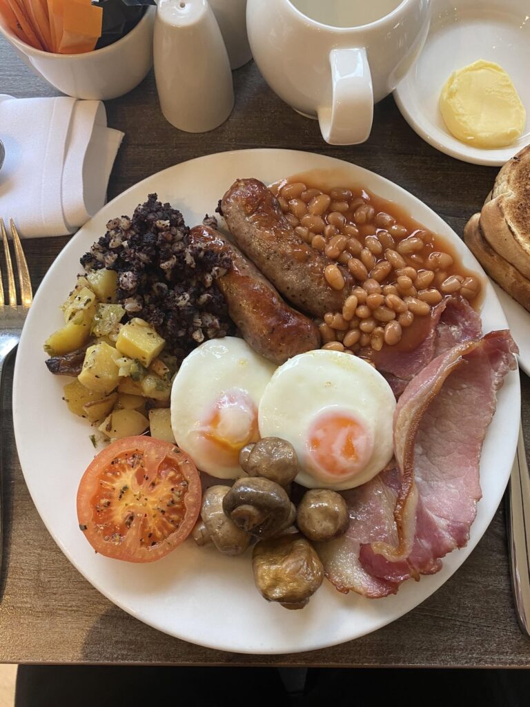 Everything I ate at the hotel buffet breakfast this morning, in order. Everything I ate at the hotel buffet breakfast this morning, in order.