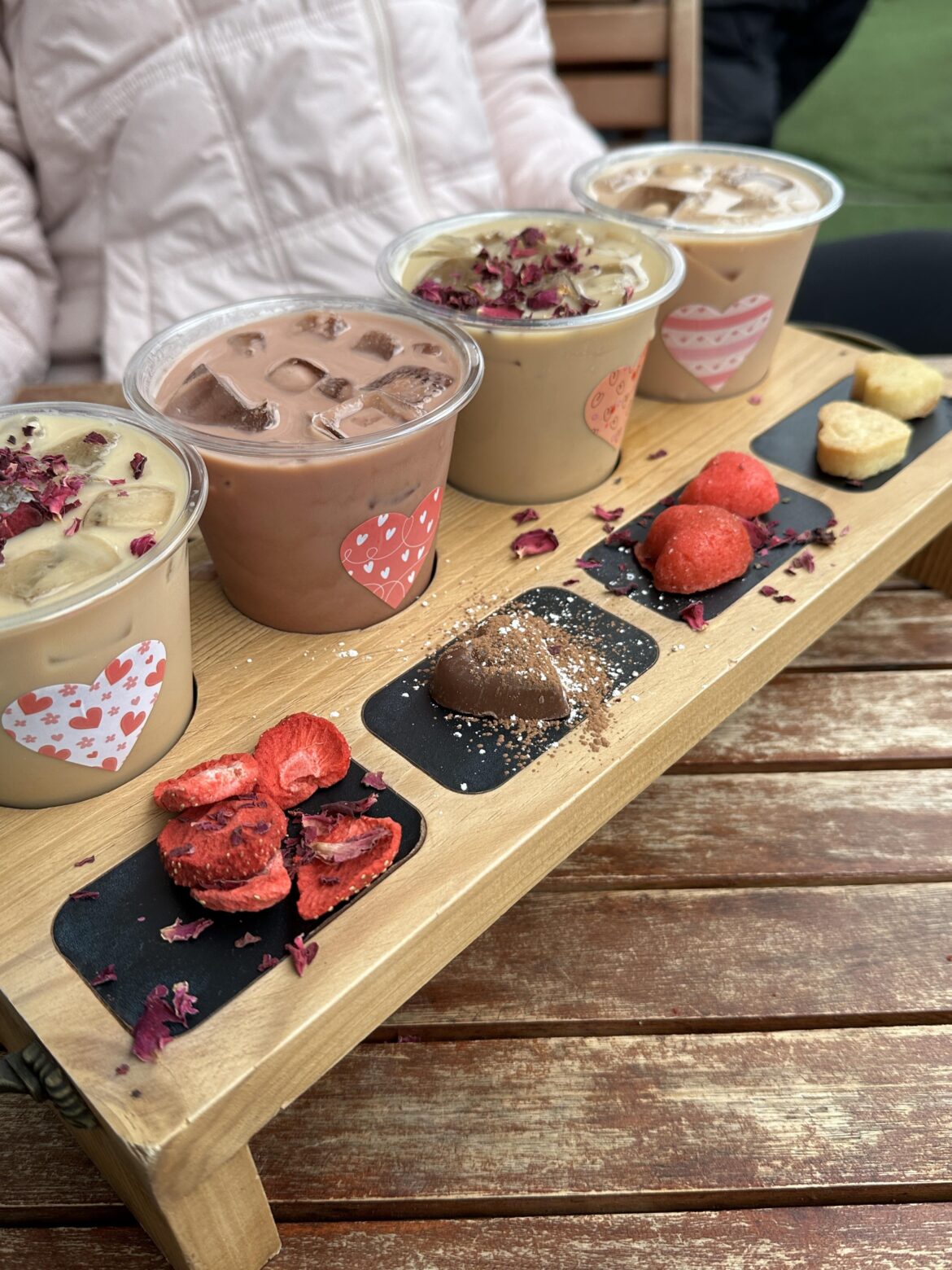 Coffee Flight at Cafe Corazon Coffee Flight at Cafe Corazon