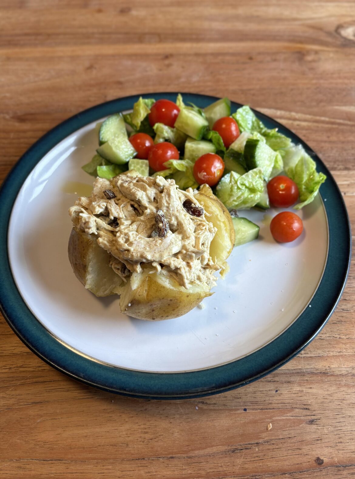 Jacket Potato with Coronation Chicken