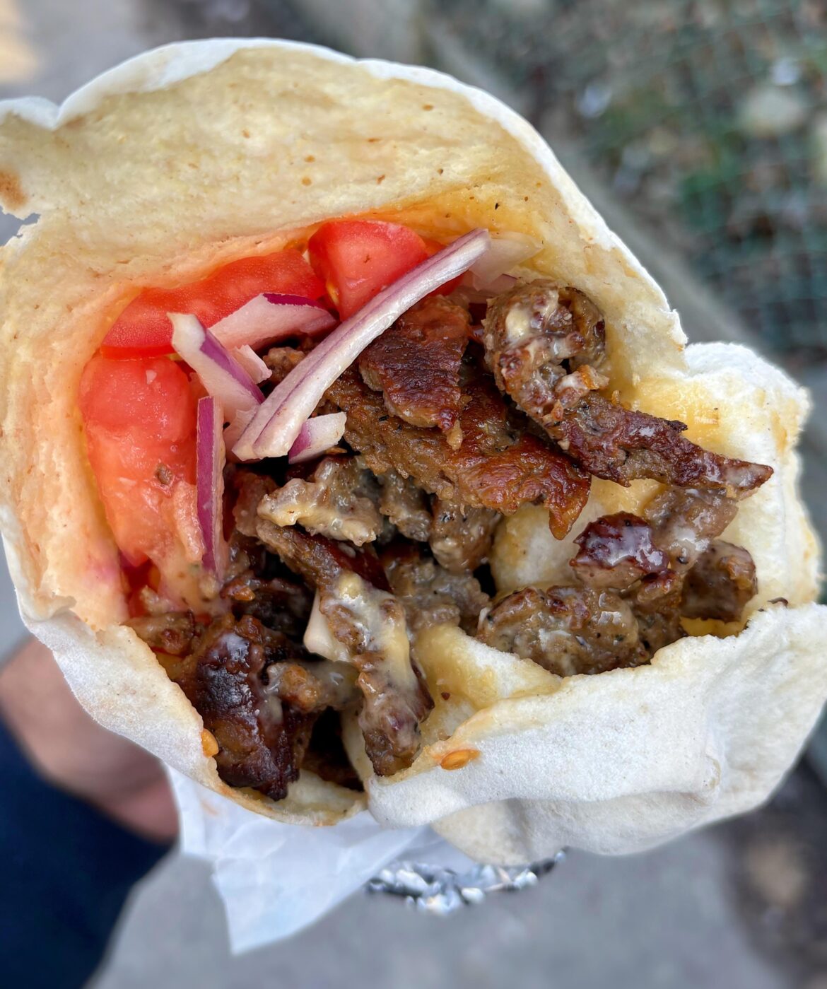 Challenging myself to eat Canadian foods for 20 days straight. Day 12 is Halifax Donair from College Falafel.