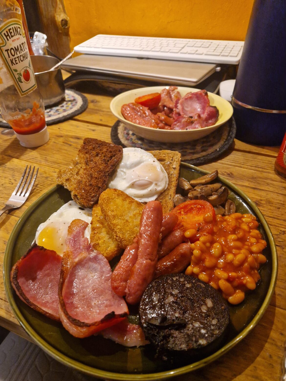 Last night's effort - breakfast for dinner