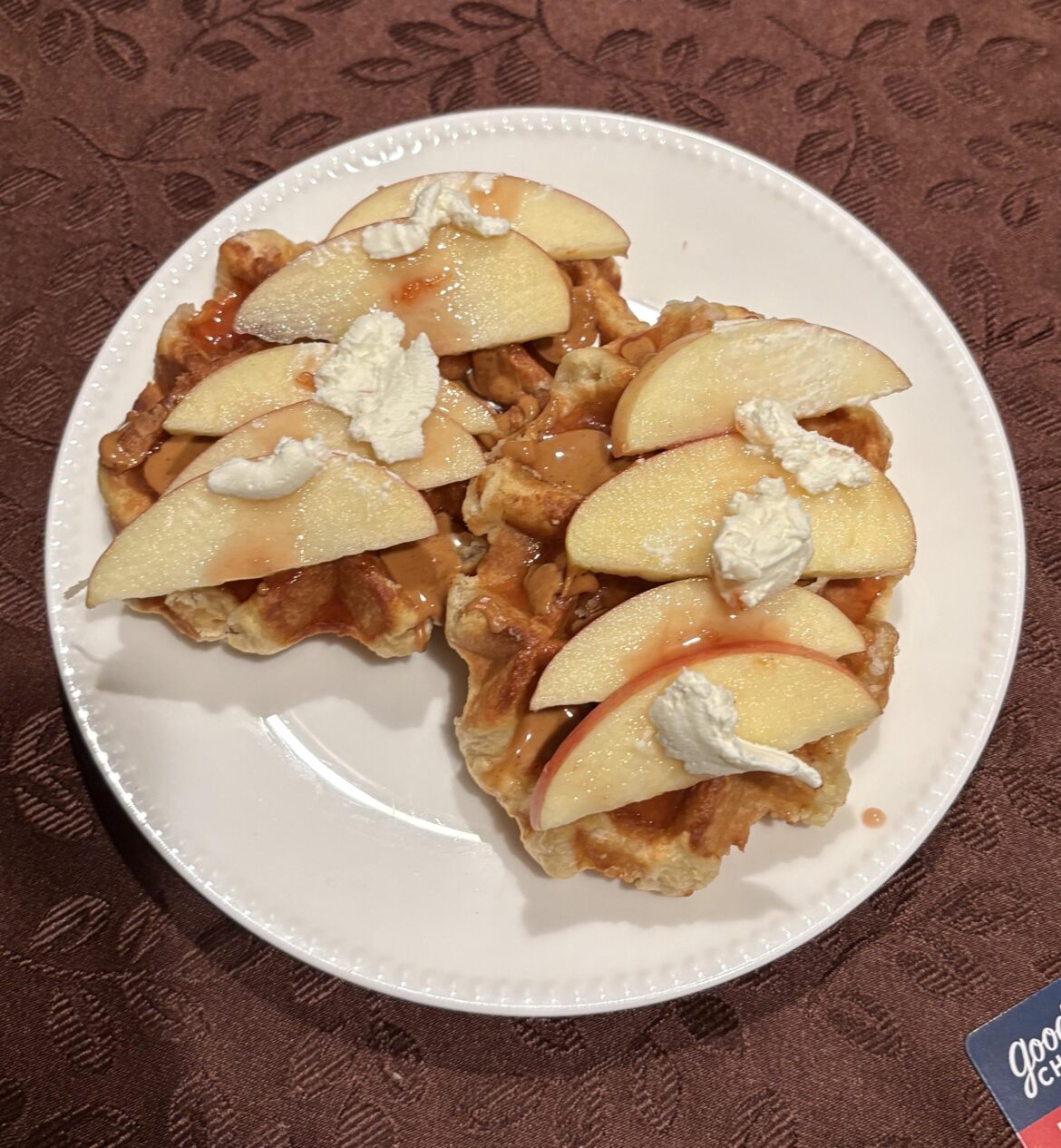 Belgian Waffles ! Free item for last week 🍎🍒