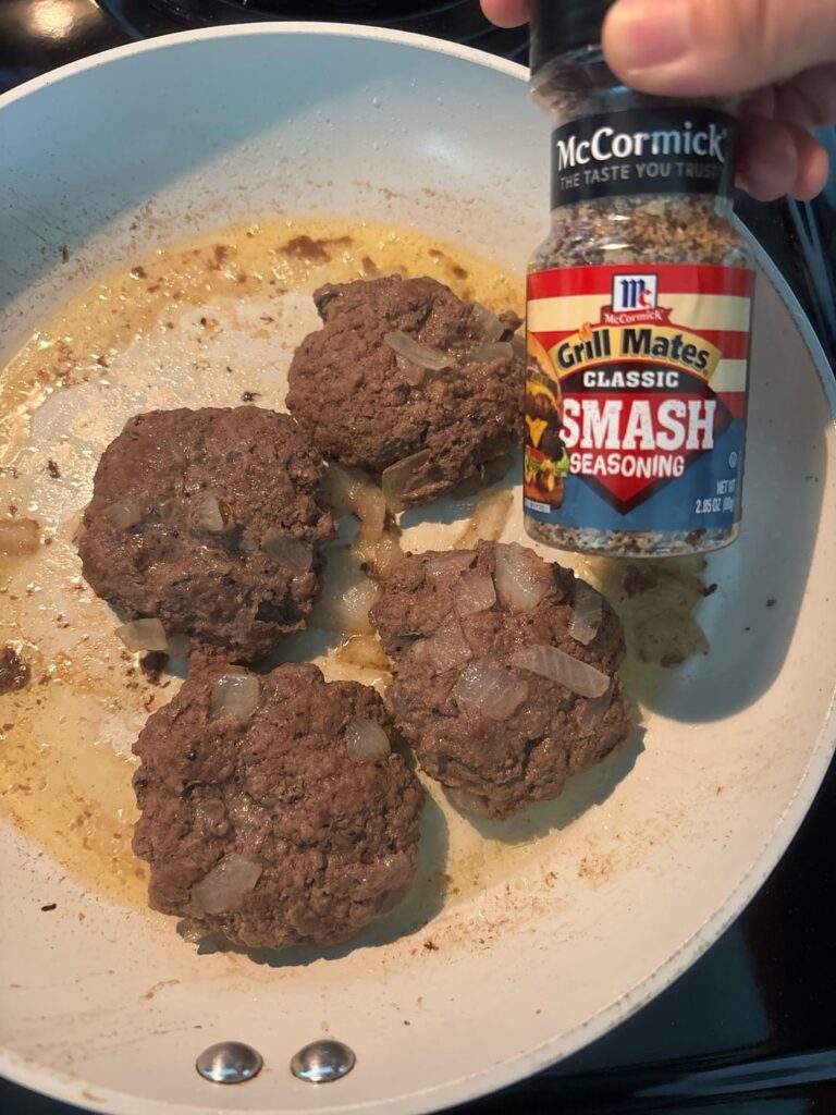 Made stove-top onion burgers 😋