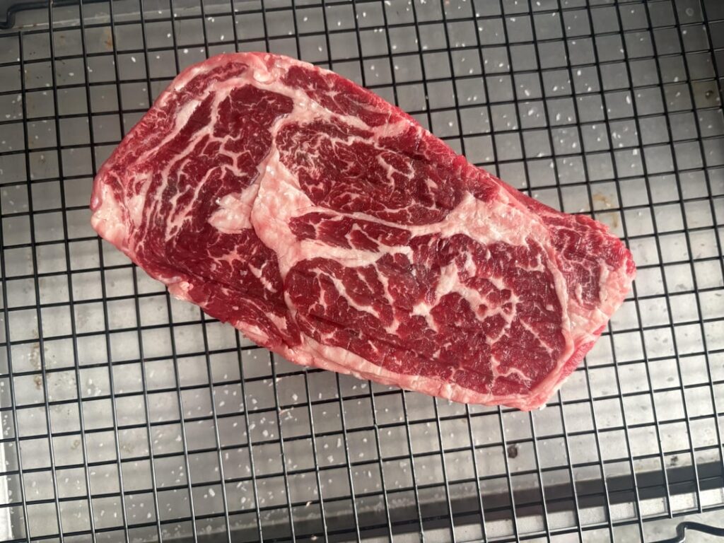 A guy and a ribeye