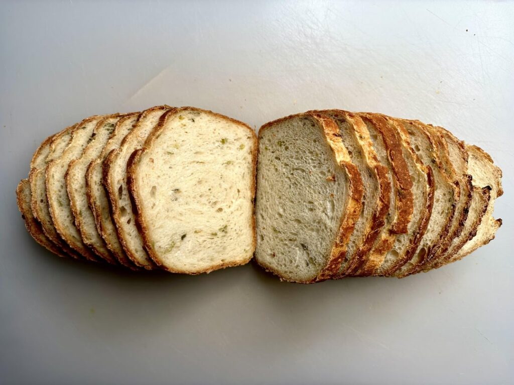 Another day, another loaf of bread - Scallion white sandwich loaf