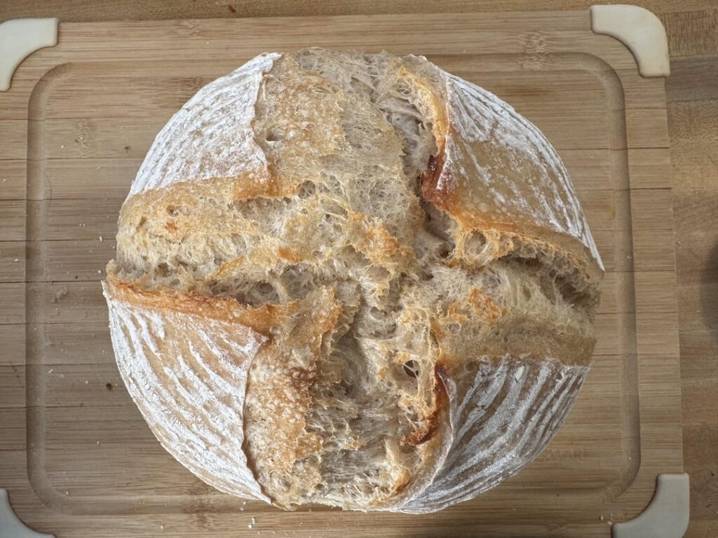 Today’s boule, 2 months into sourdough baking