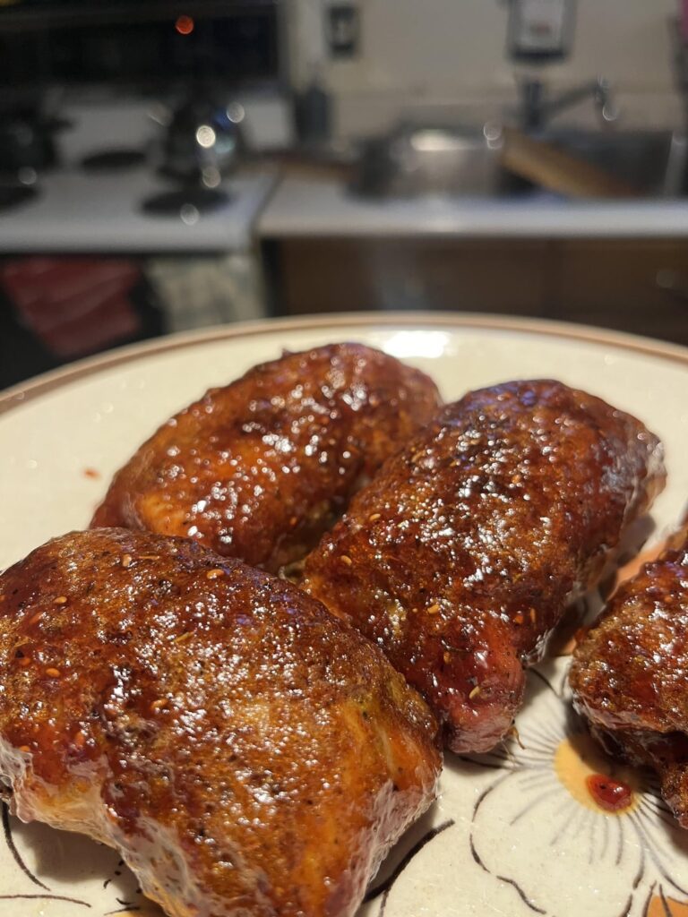 Leafs vs Rangers cook. Ribs and Chicken Leafs vs Rangers cook. Ribs and Chicken