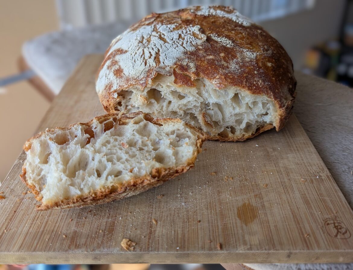 First loaf! Does it look overproofed? First loaf! Does it look overproofed?