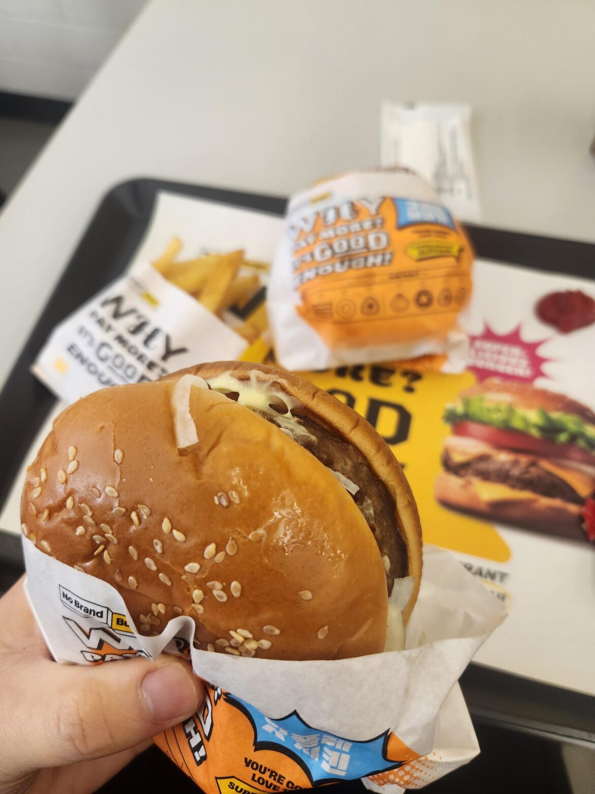 Do you guys know nobrand burger?