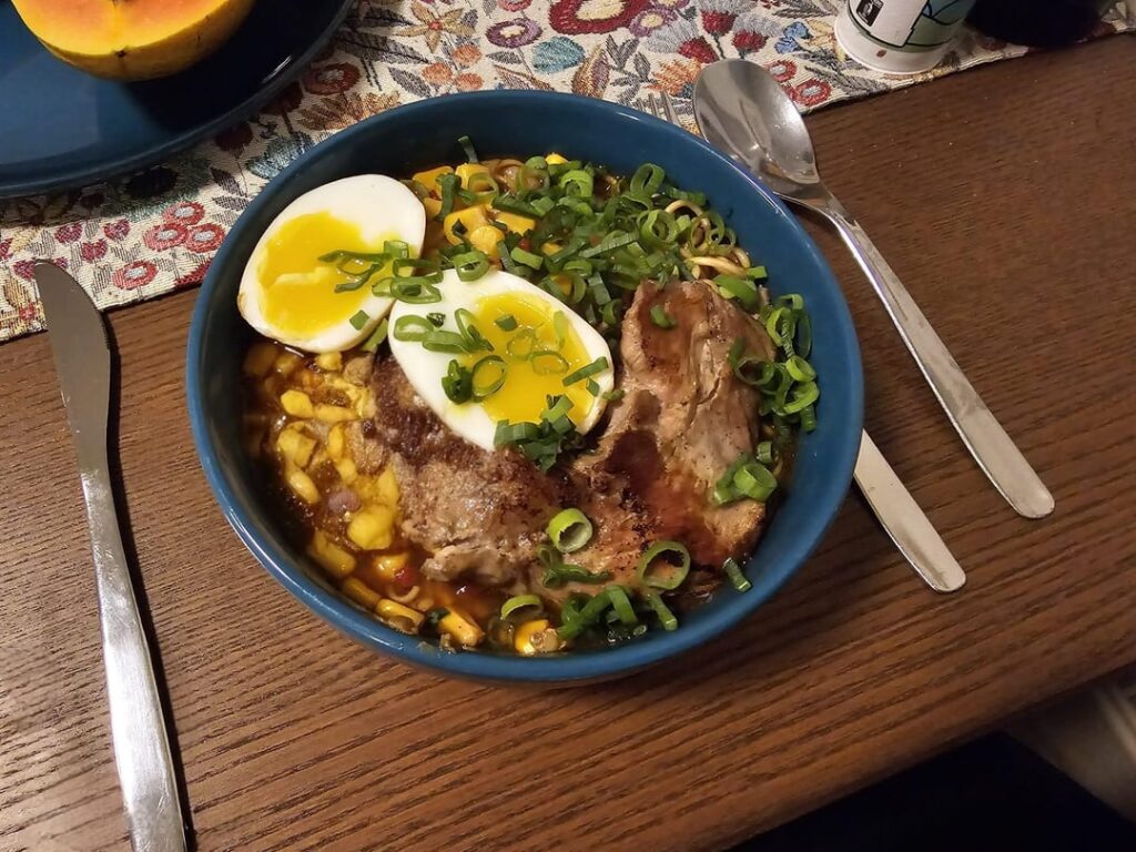 Confit duck ramen
