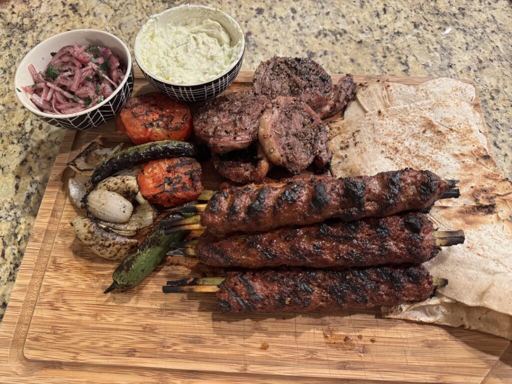 Found a butcher shop with adana kebab and lamb chop pinwheels