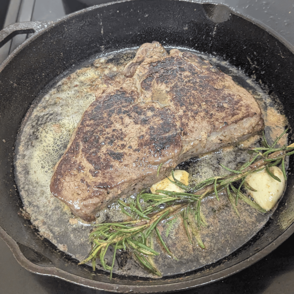 Found out a friend of mine has passed away. We had some good times cooking steak, so I thought I'd cook my second one this week for him.