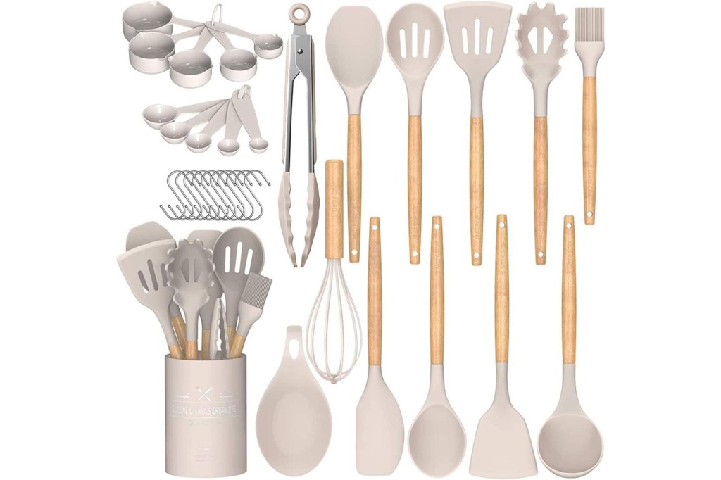 Assortment of kitchen utensils