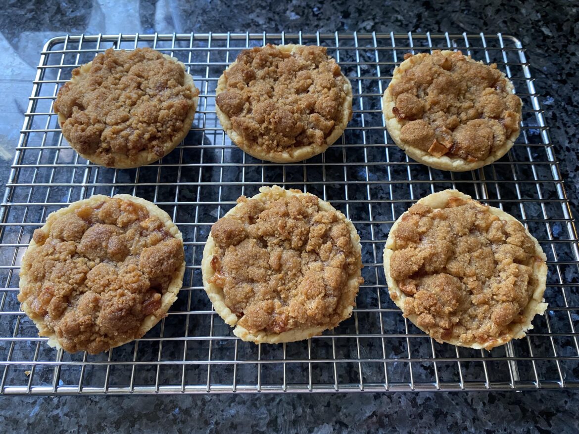 My contribution for Pi Day: Mini Dutch Apple Pies!