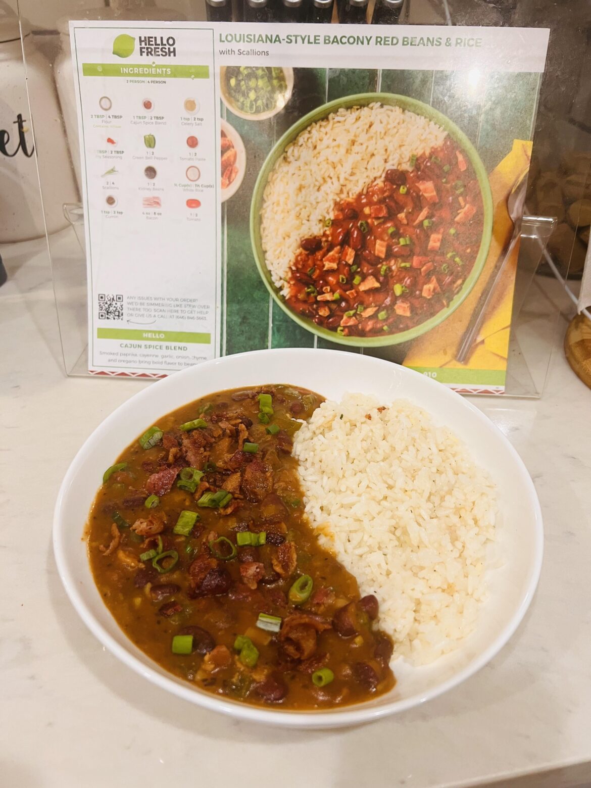 Louisiana Style Bacony Red Beans & Rice 8/10