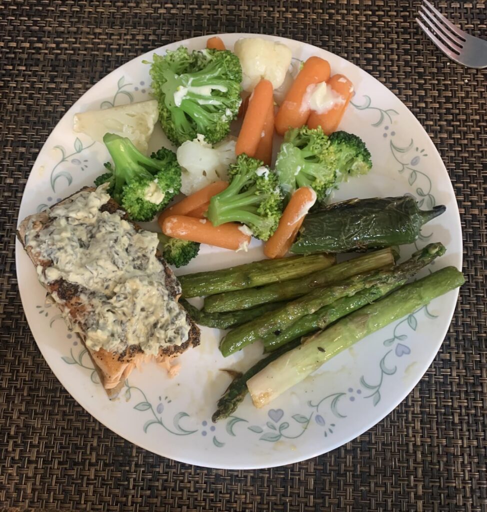 Salmon Dish 650-750 Calories