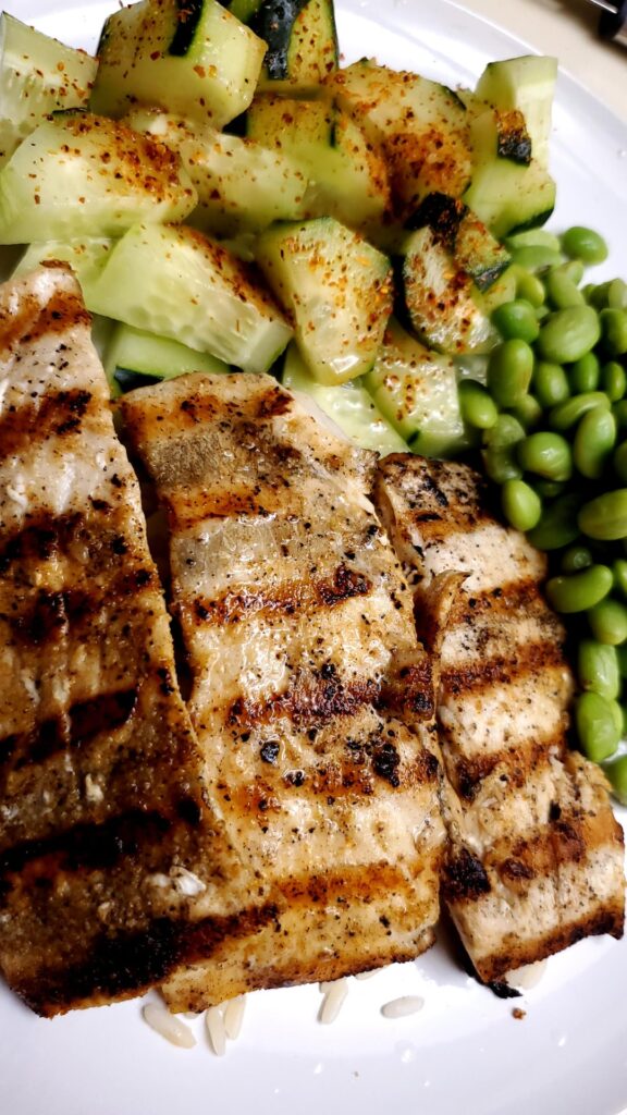 Excellent post-workout dinner under 500 cals <3