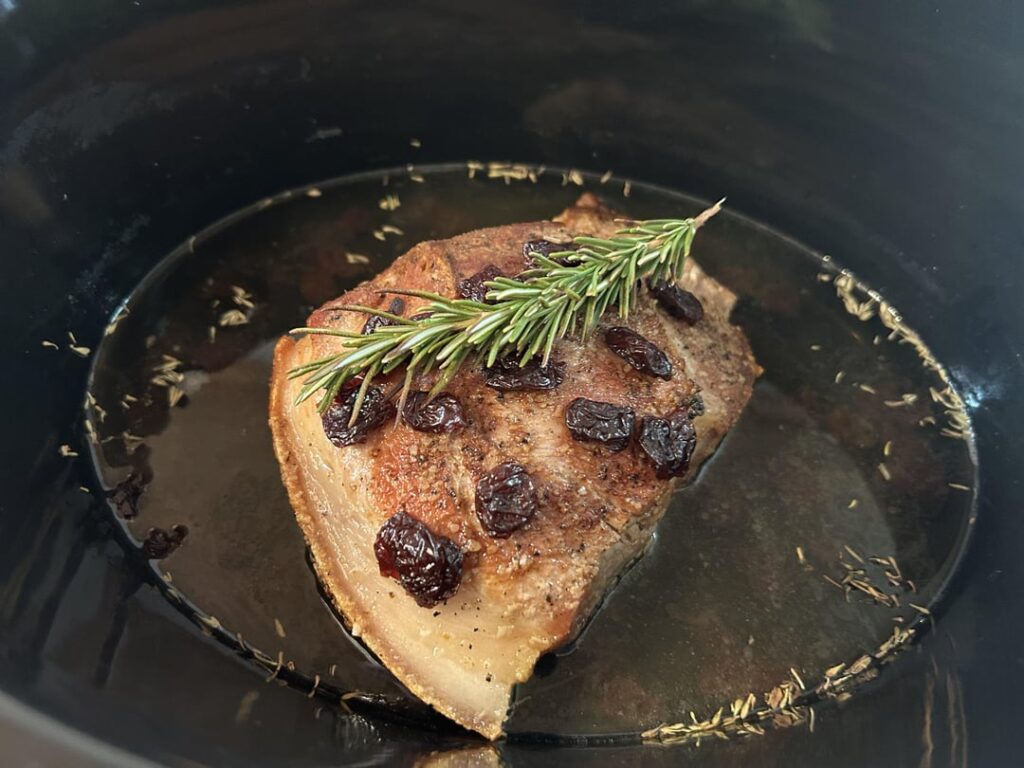 I’m calling this my Christmas Pork since the house now smells like a holiday now