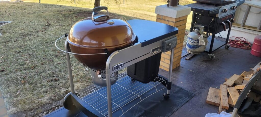 Fresh build and first fire.