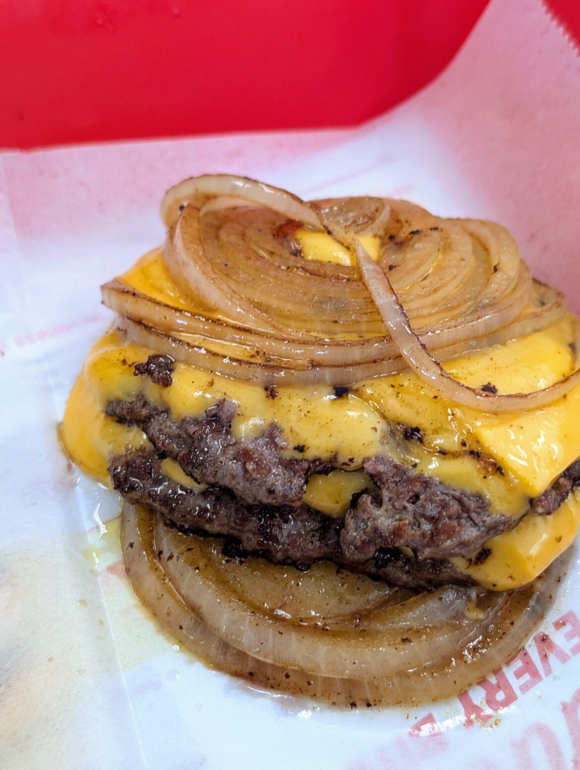 In-n-out Flying Dutchman Whole Grilled Onion Wrapped