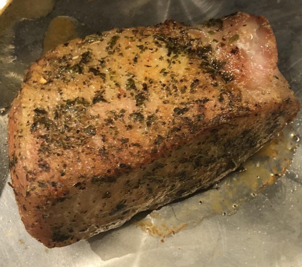 Pork tenderloin how did I do?
