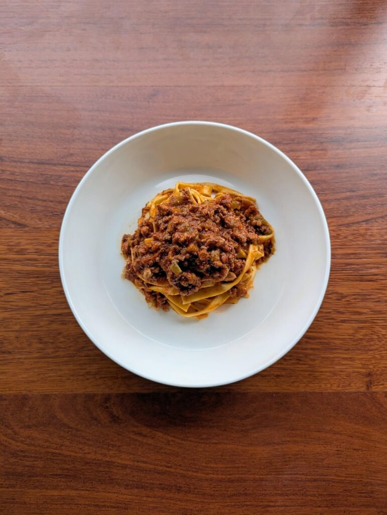 Tagliatelle al ragù