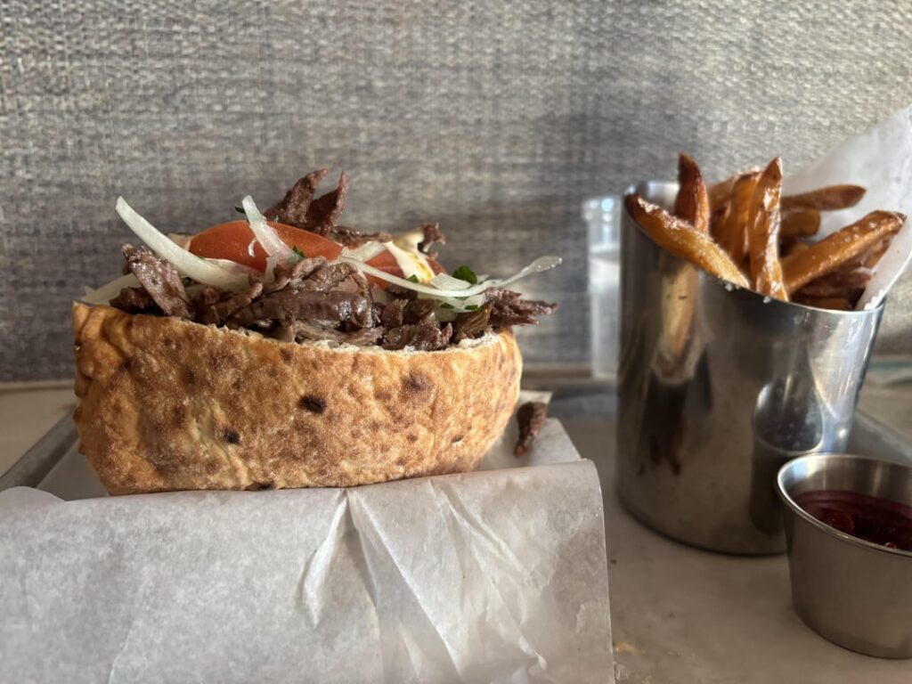 Avi Cue - Wagyu Beef Shawarma Half Pita