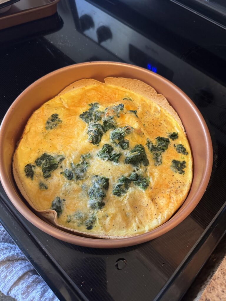 360 cal quiche!