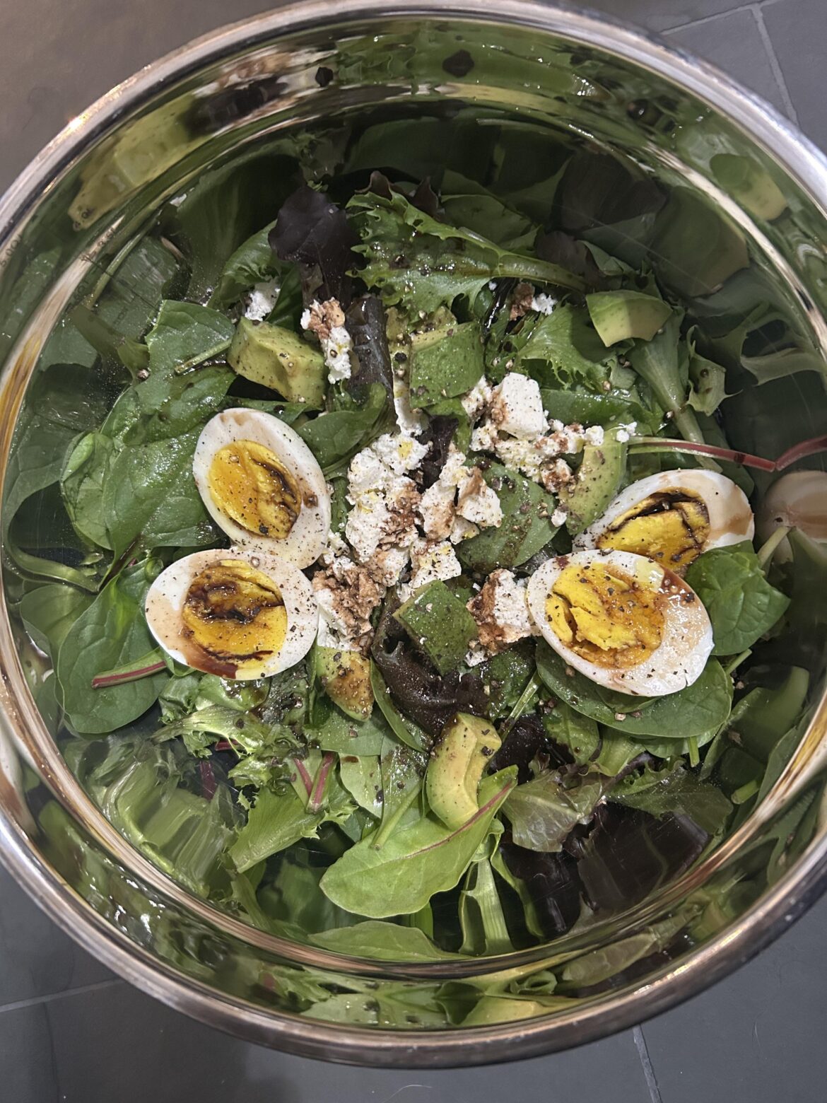 Big breakfast salad ~610 calories