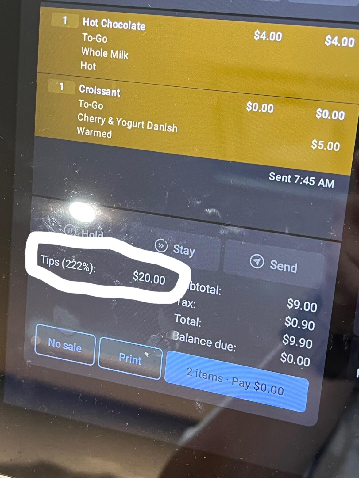 To the lady who tipped me extra To the lady who tipped me extra