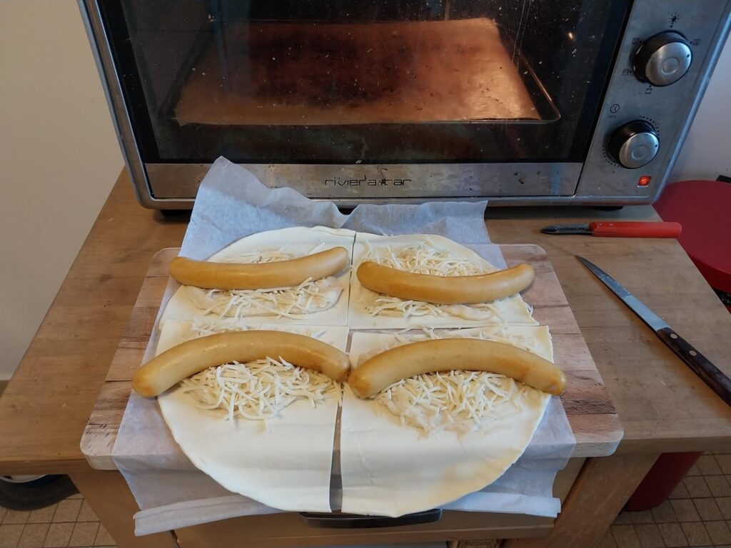 Tried to make pigs in a blanket