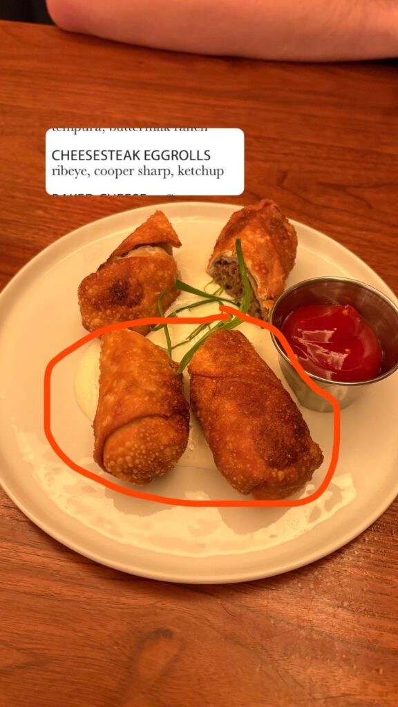 how much did i eat on my date? pls send help 🙏