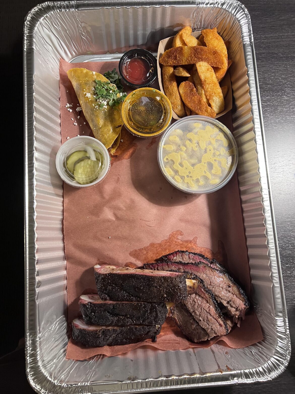 Hurtado BBQ: $69 after tip.