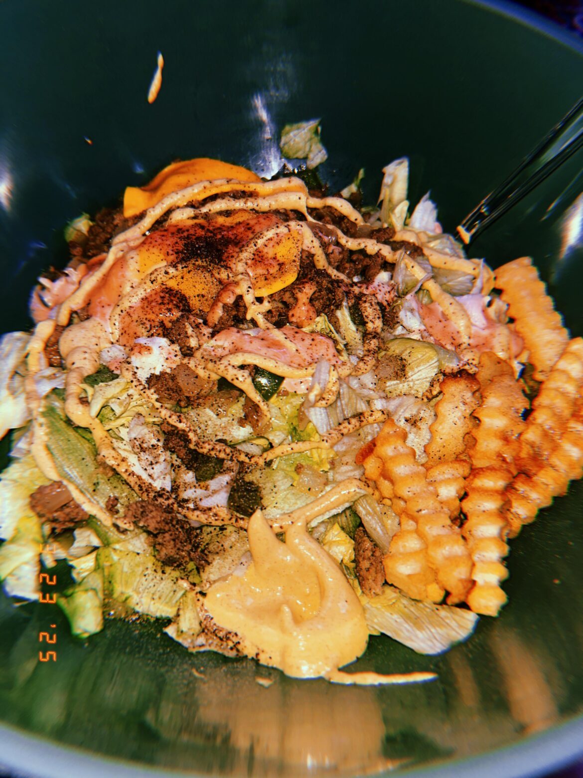 Burger salad Burger salad