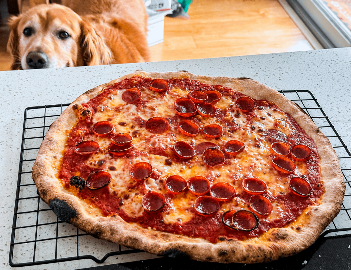 Discovered my brick of mozzarella was molded. My 2yo's Polly-o cheesesticks saved the day
