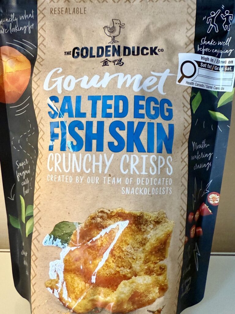 Salted Egg Fish Skin Crisps