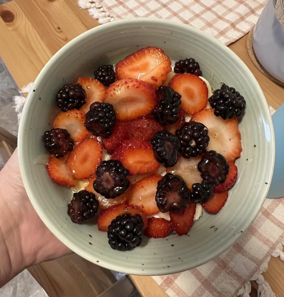 A full day of eating! (~1460 calories)