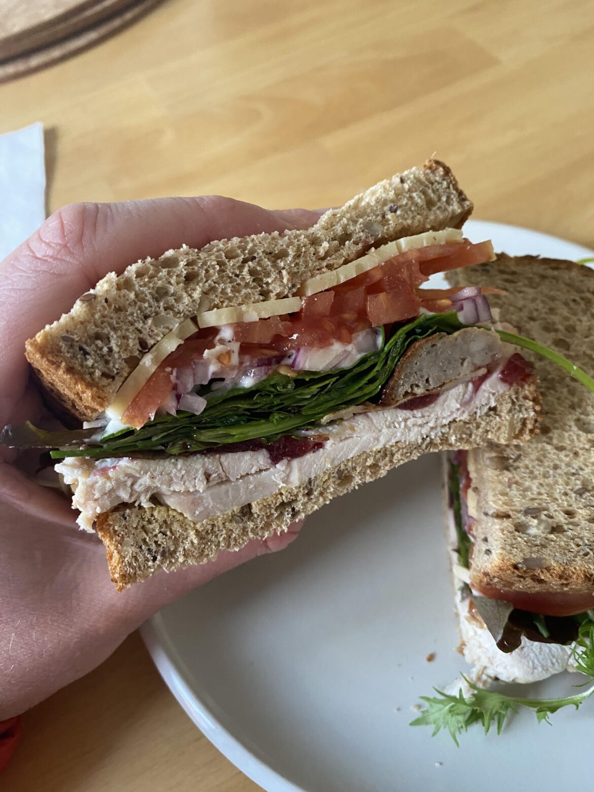 Turkey sandwich sent from the gods