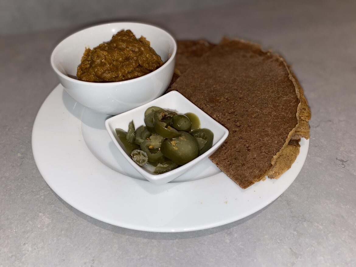 Ethiopian Injera Pancakes with Shiro Wat Curry Sauce 🇪🇹 🥞