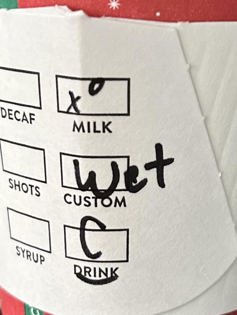 What are your thoughts on a wet cappuccino?