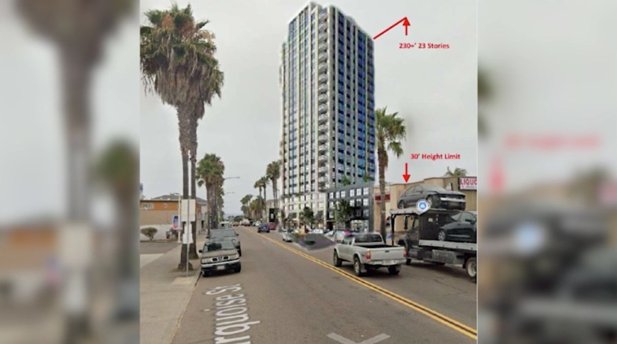 Rendering shows what 240-feet would look like in a 30-foot zone (FOX 5/KUSI) 
