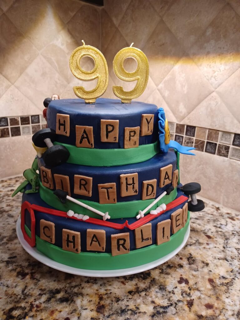 Cake for my grandpa's birthday
