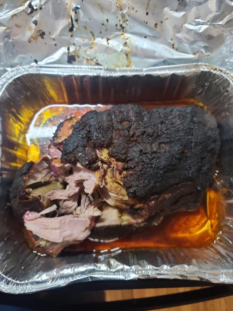 Pulled Pork. Tender and delicious. 15 hours low and slow 🤪