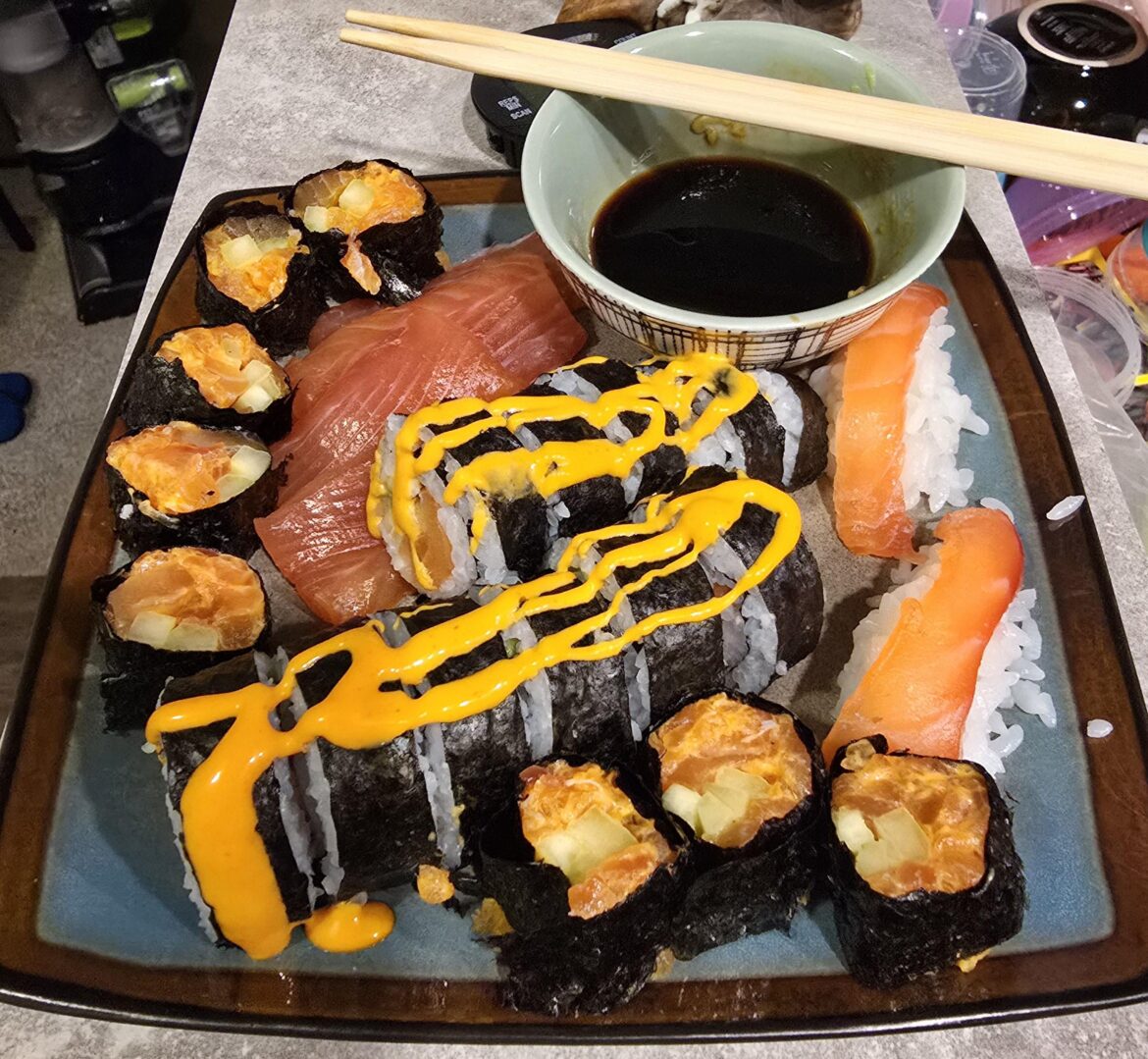 Shitty homemade sushi