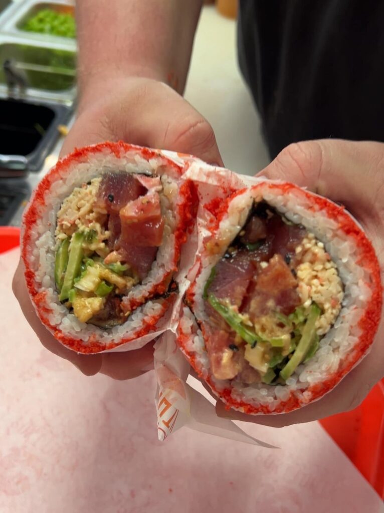 Hot Cheetos Sushi Burrito from Pokitomic