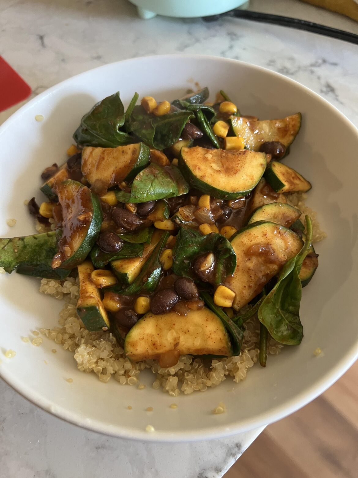 Roughly 300 calories and I am stuffed.