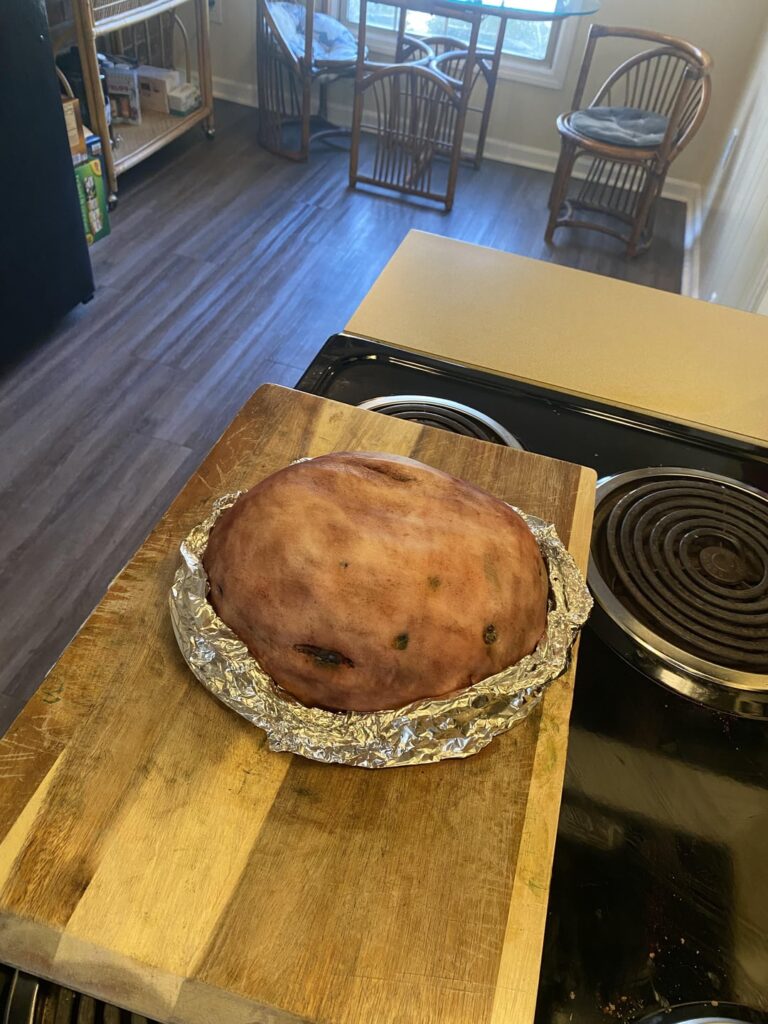 I made a potato cake for a party tonight