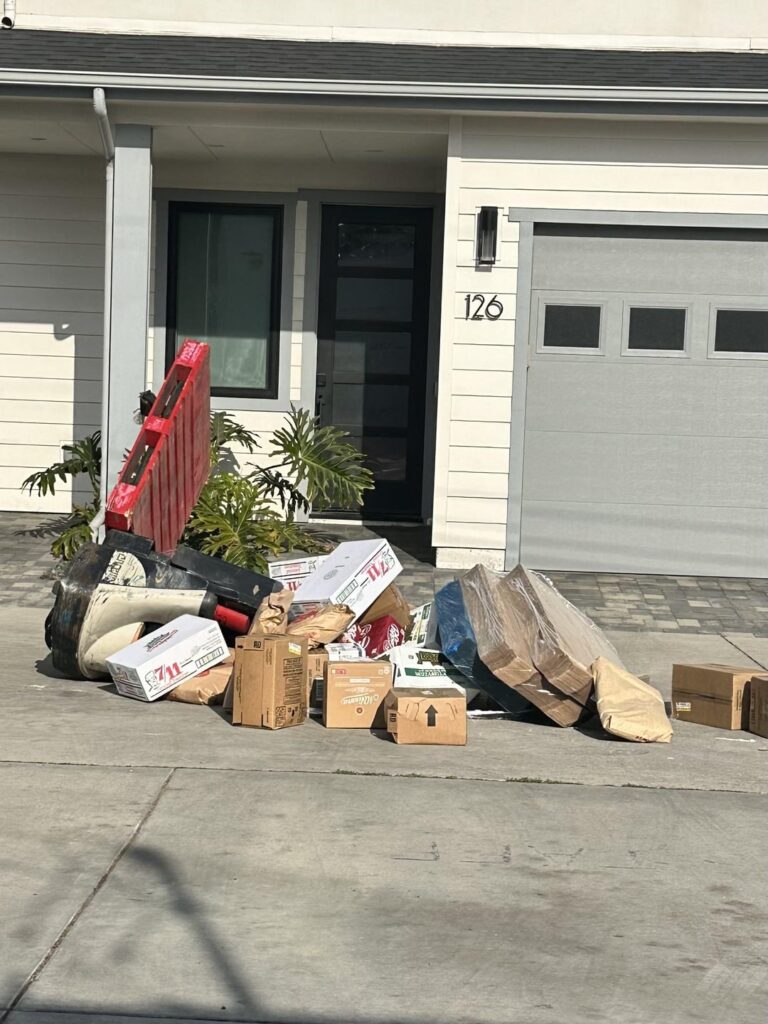 Delivery fell off the truck